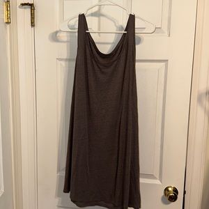 Eileen Fisher light grey linen tank top, XL